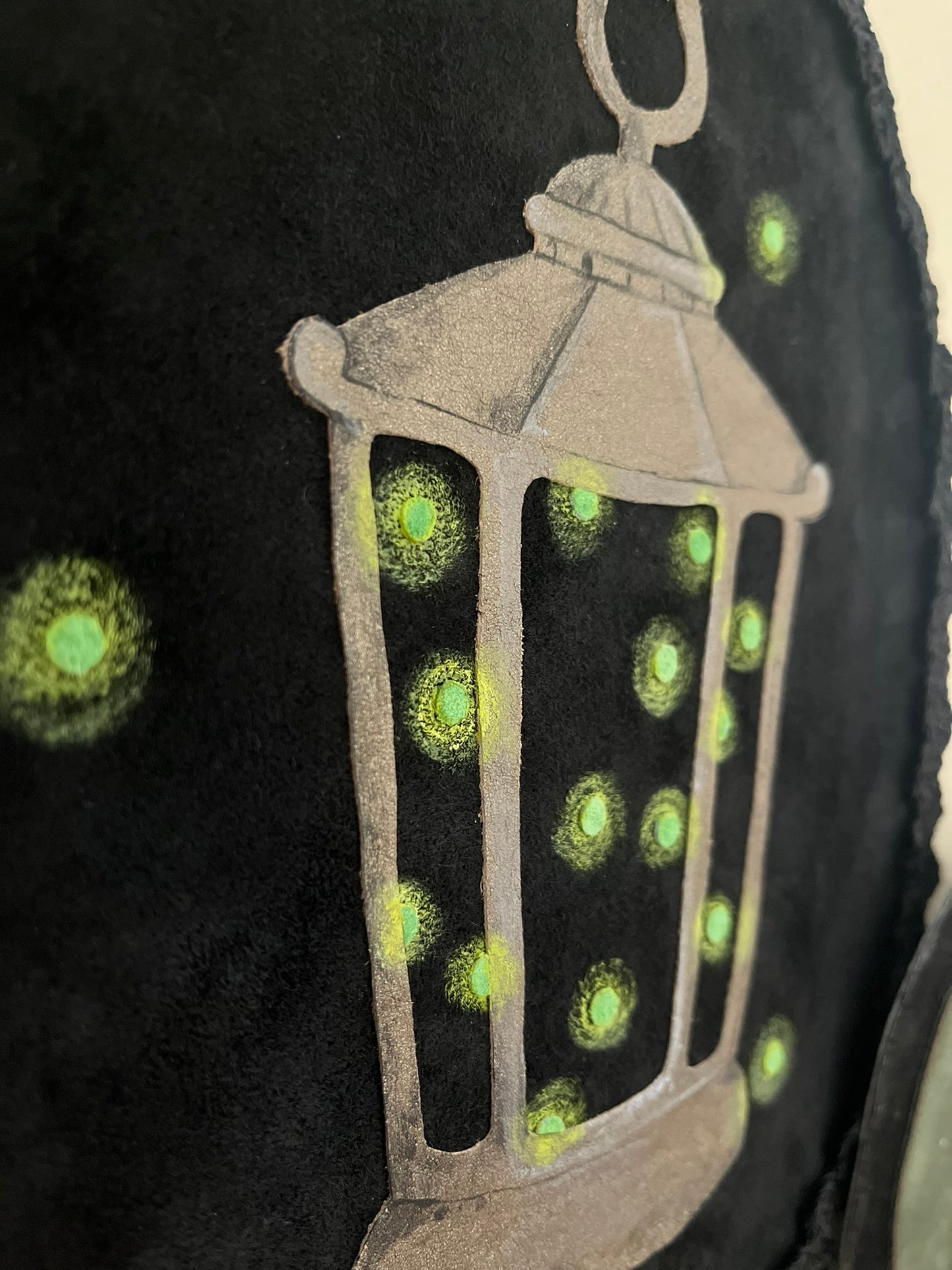 Fireflies in lantern wall art ~ Escaping Fireflies